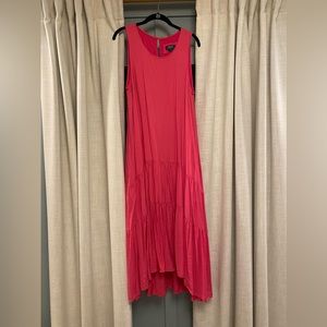 Maeve Anthropologie hot pink maxi size L